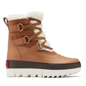 EUC Sorel Joan of Arctic Next Boot in Velvet Tan/Chalk